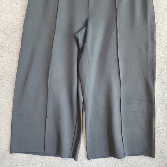 J. Jill Womens Pants Size XL Double Face Jersey Pinktucked Cropped Lavarock - Picture 4 of 13